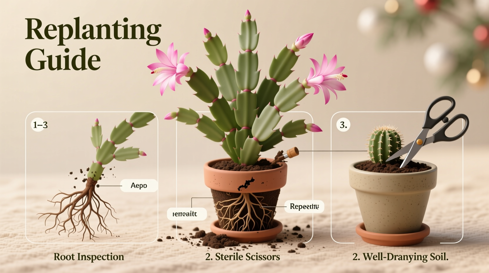 How to Replant a Christmas Cactus: Step-by-Step Guide