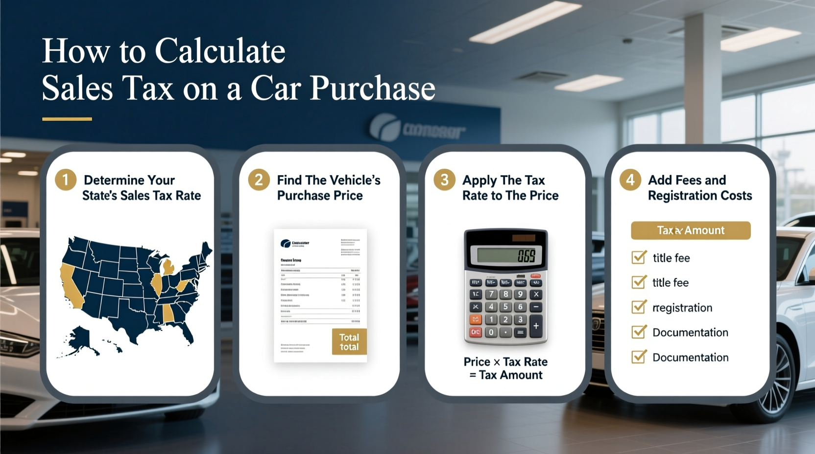 how do you calculate sales tax on a car