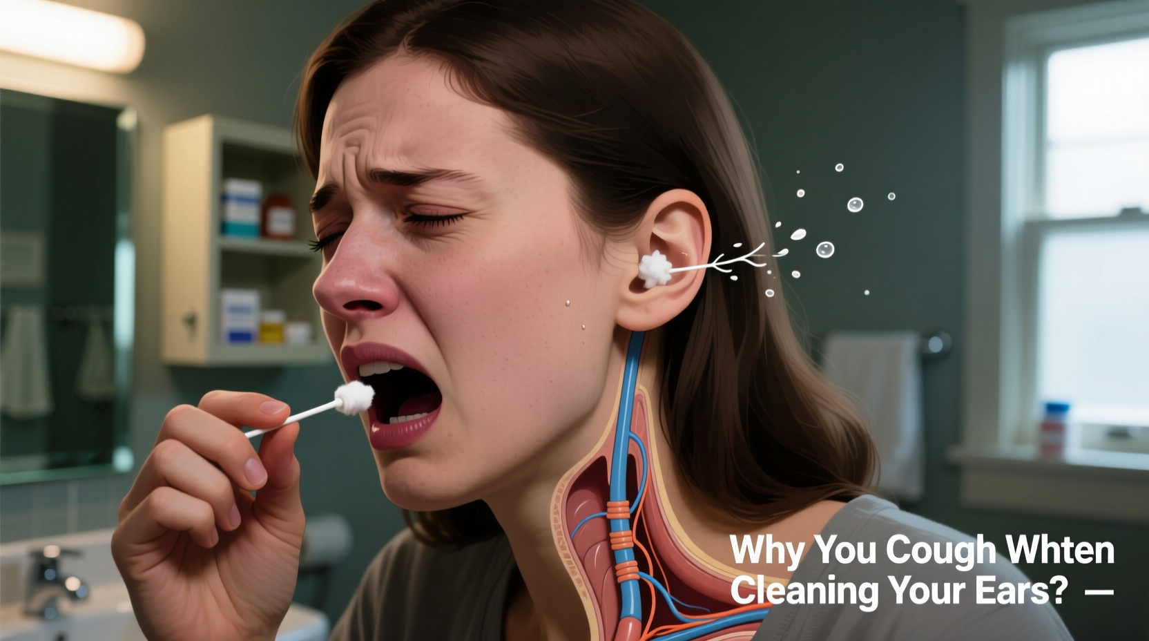 coughing while cleaning ears heres why it happens