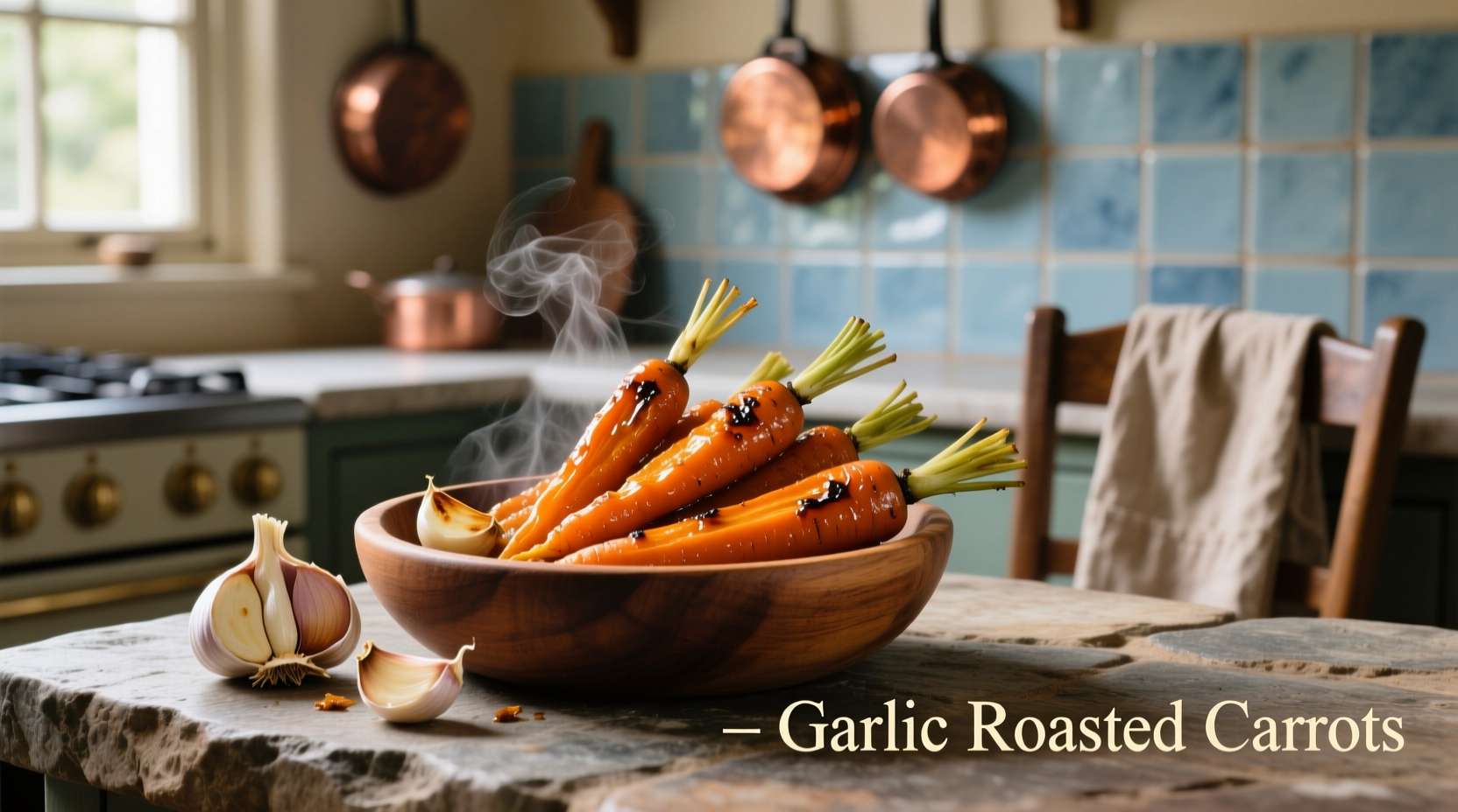 garlic roasted carrots