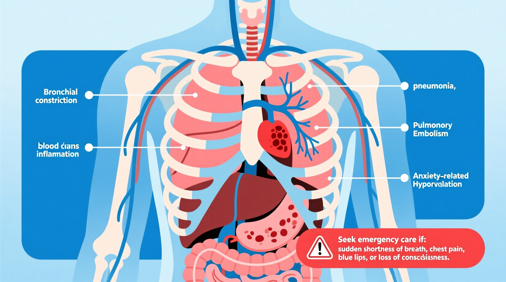 why am i having difficulty breathing causes when to worry