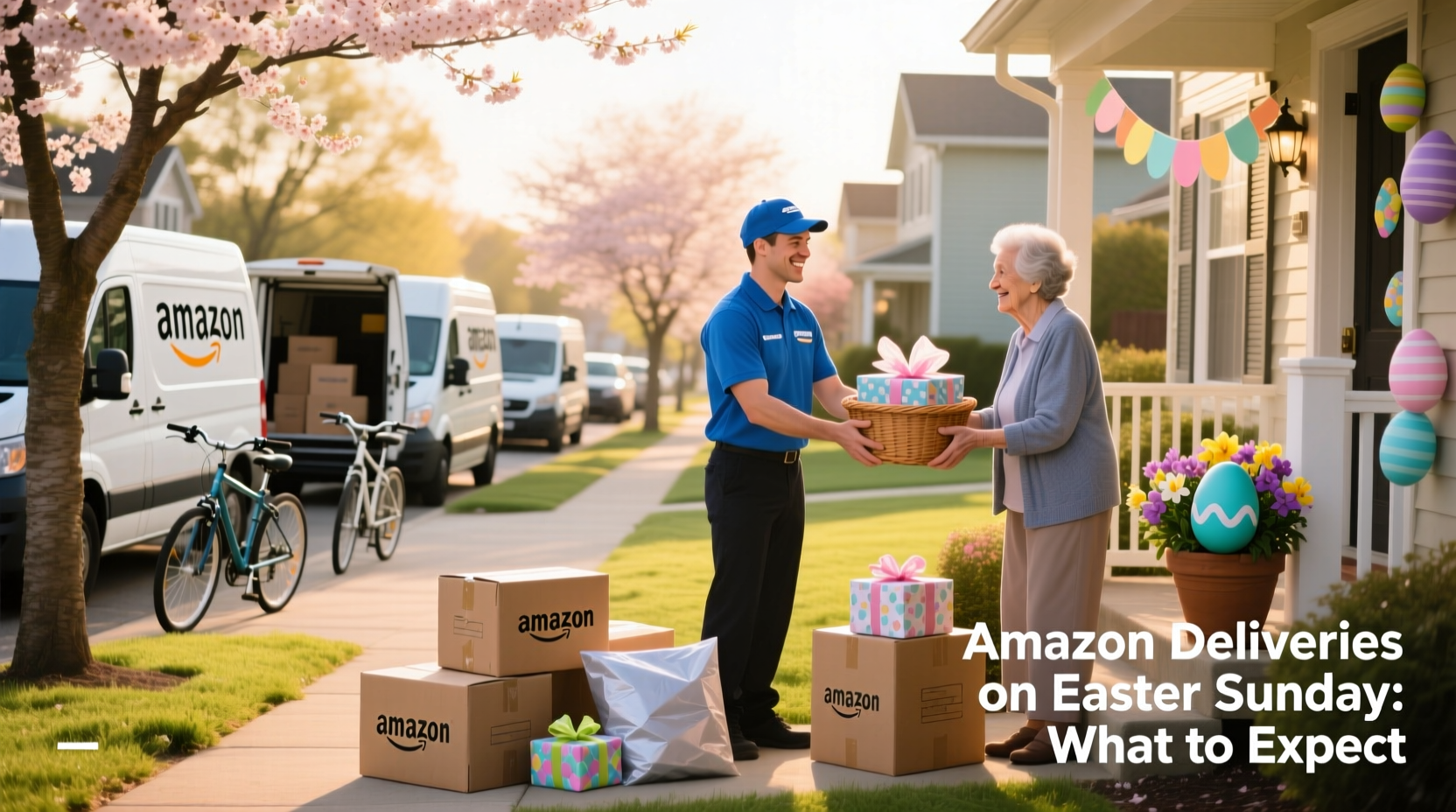 are amazon delivering on easter sunday