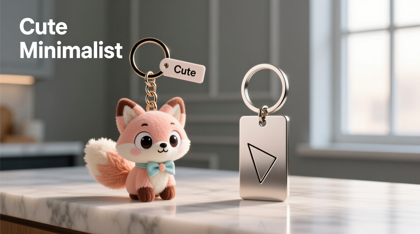 cute keychain vs minimalist keychain which one are people actually using