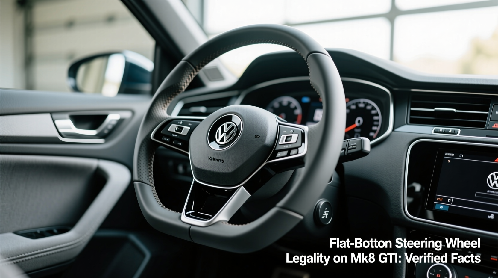 flat bottom install mk8 gti legality