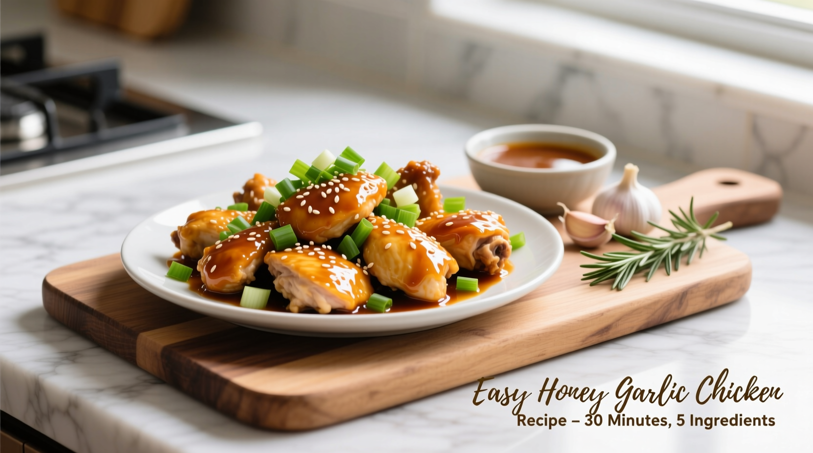 Easy Honey Garlic Chicken Recipe in 30 Minutes