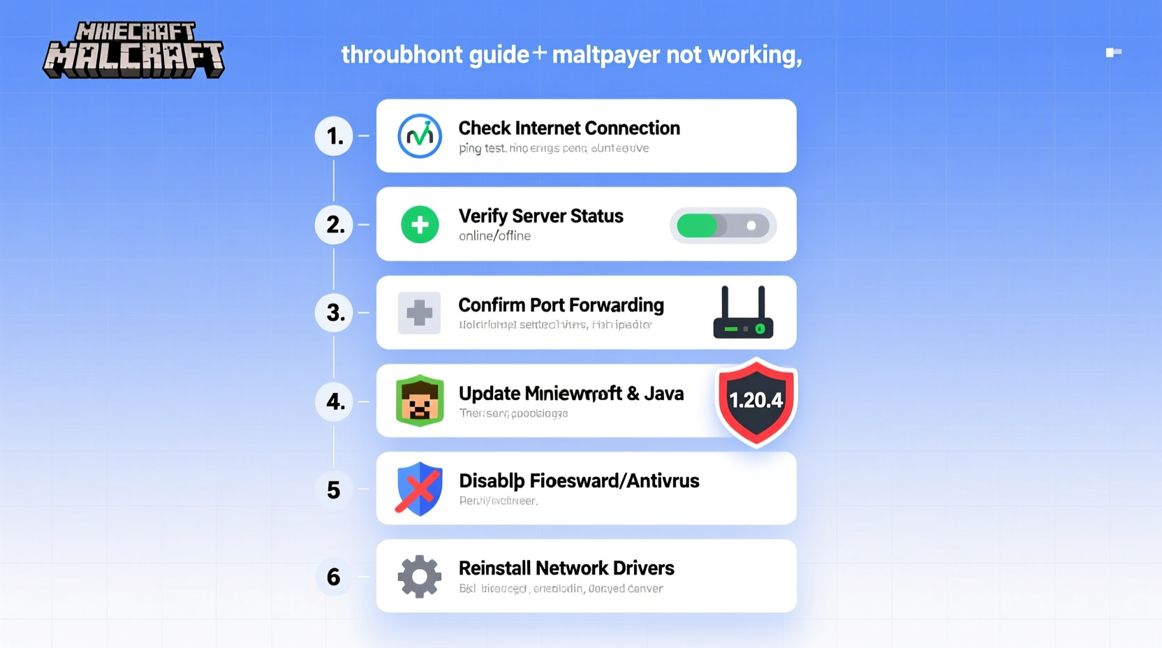 minecraft multiplayer not working troubleshooting guide