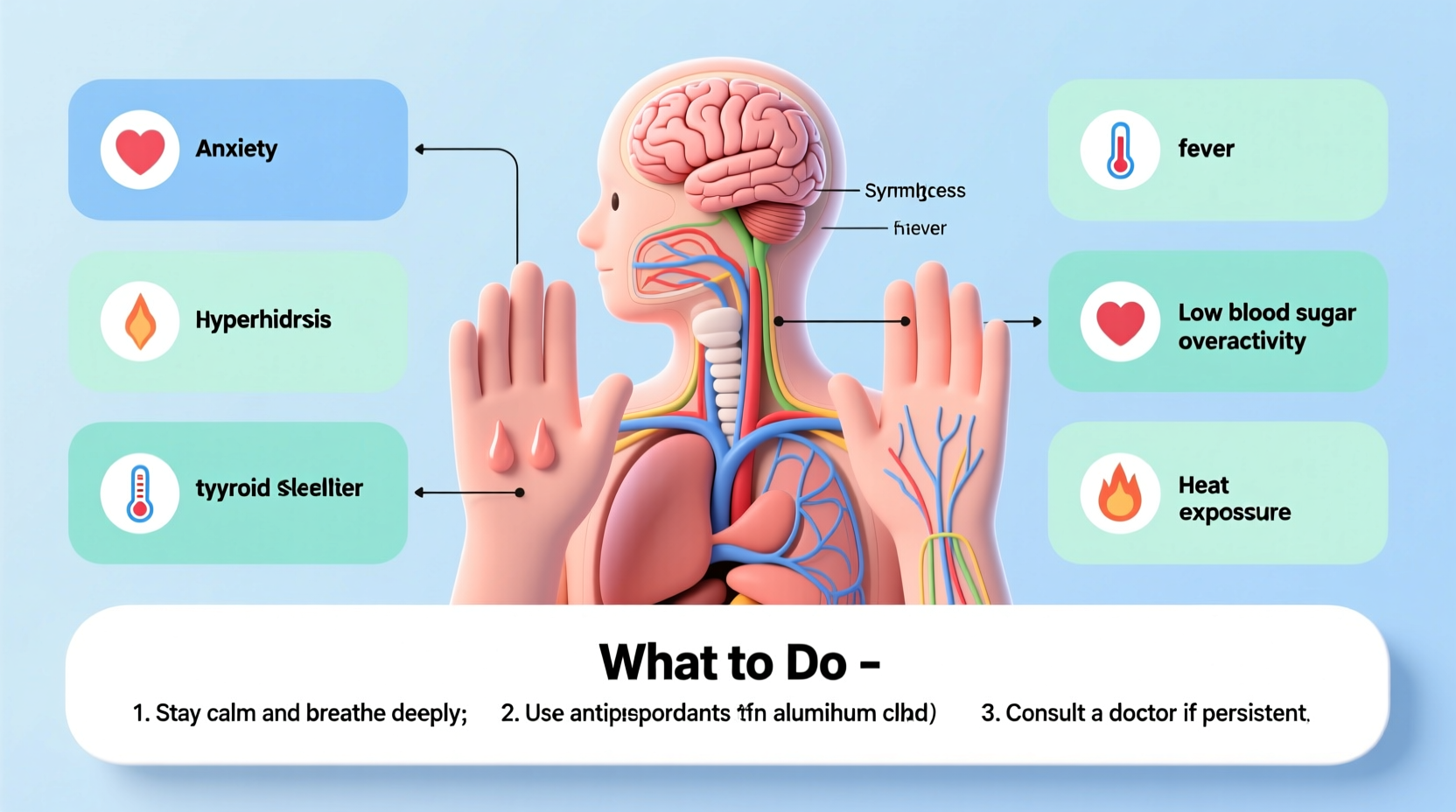 clammy and sweaty possible causes and what to do