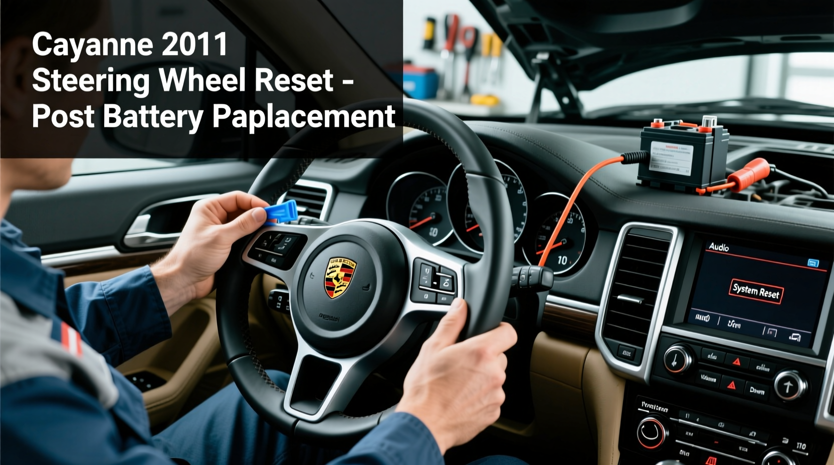 cayenne 2011 steering controls battery reset