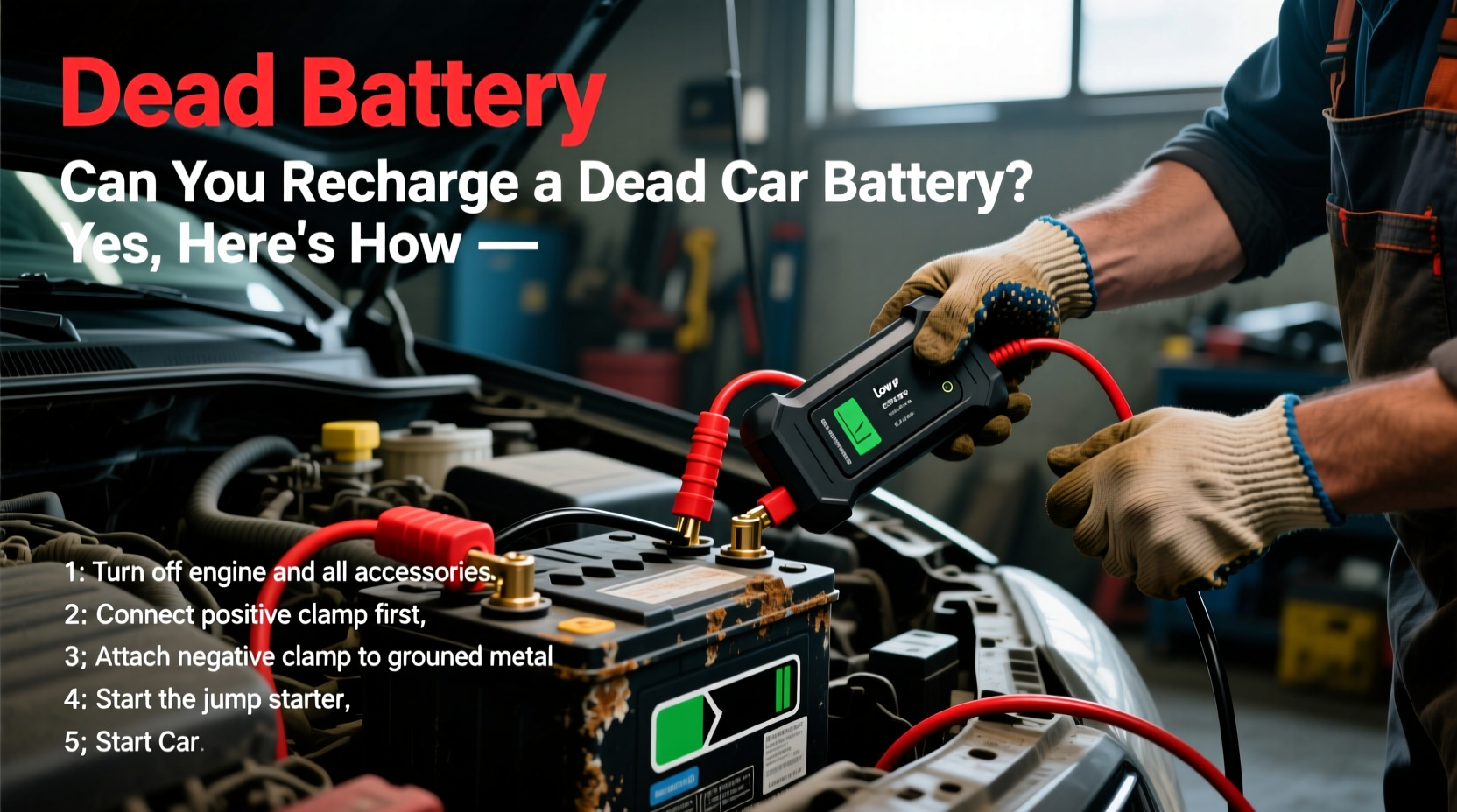 can you recharge a dead car battery