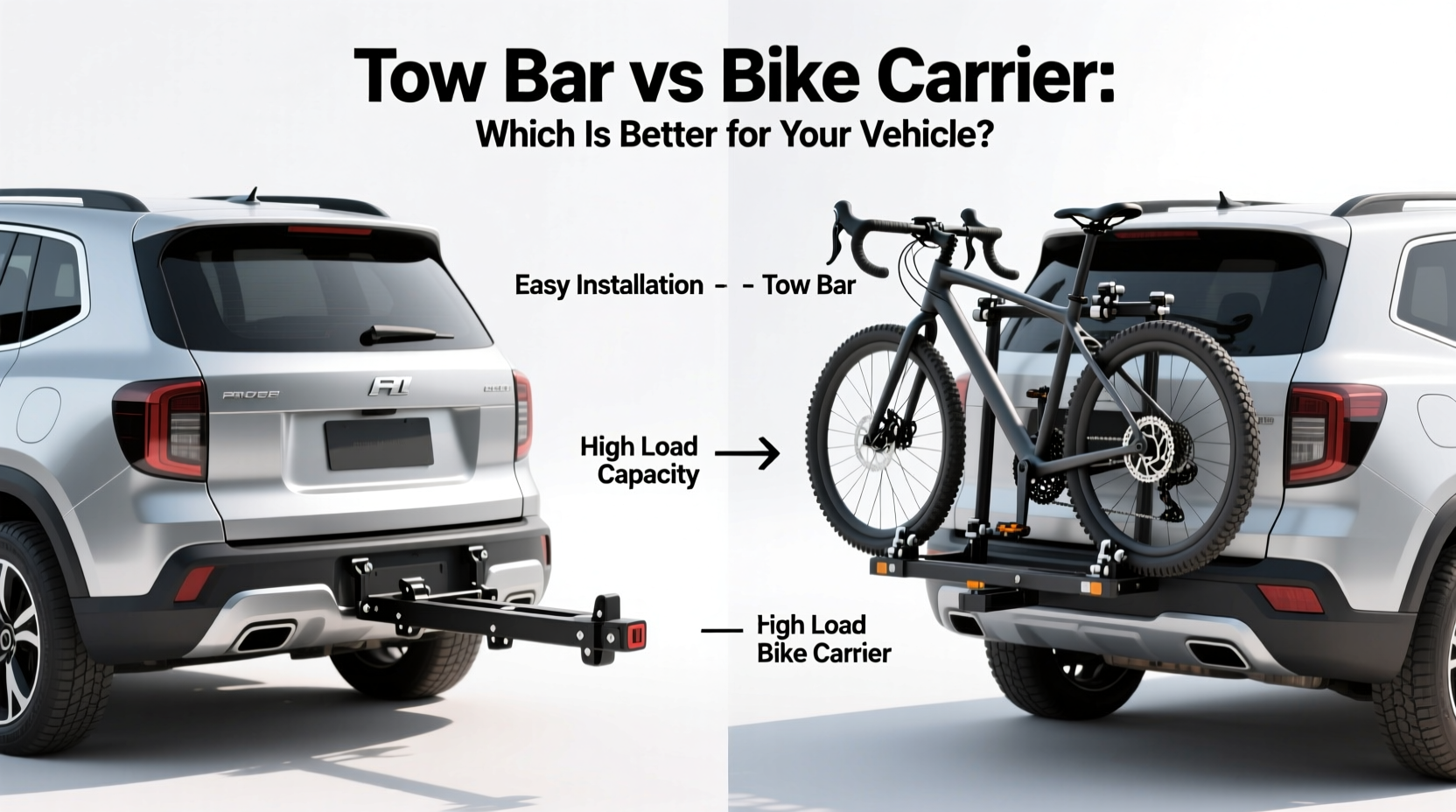 tow bar vs bike carrier