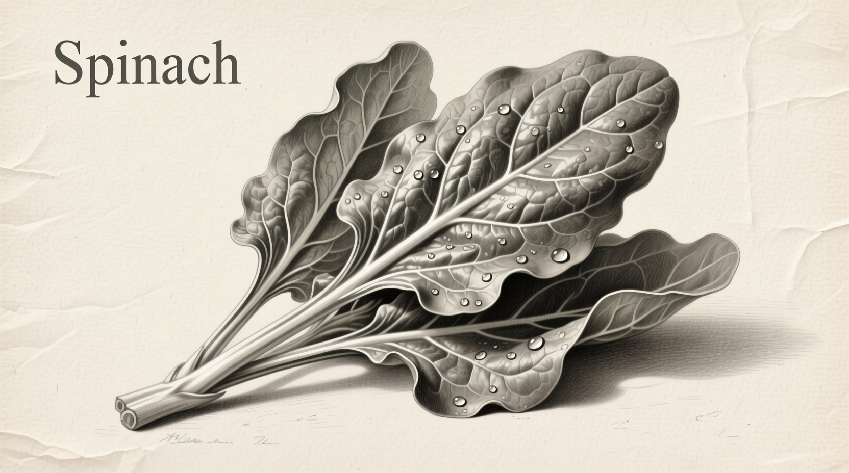 How to Draw Spinach: Step-by-Step Botanical Illustration Guide