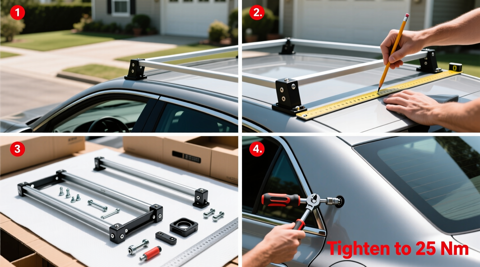 camry 2015 roof rack install