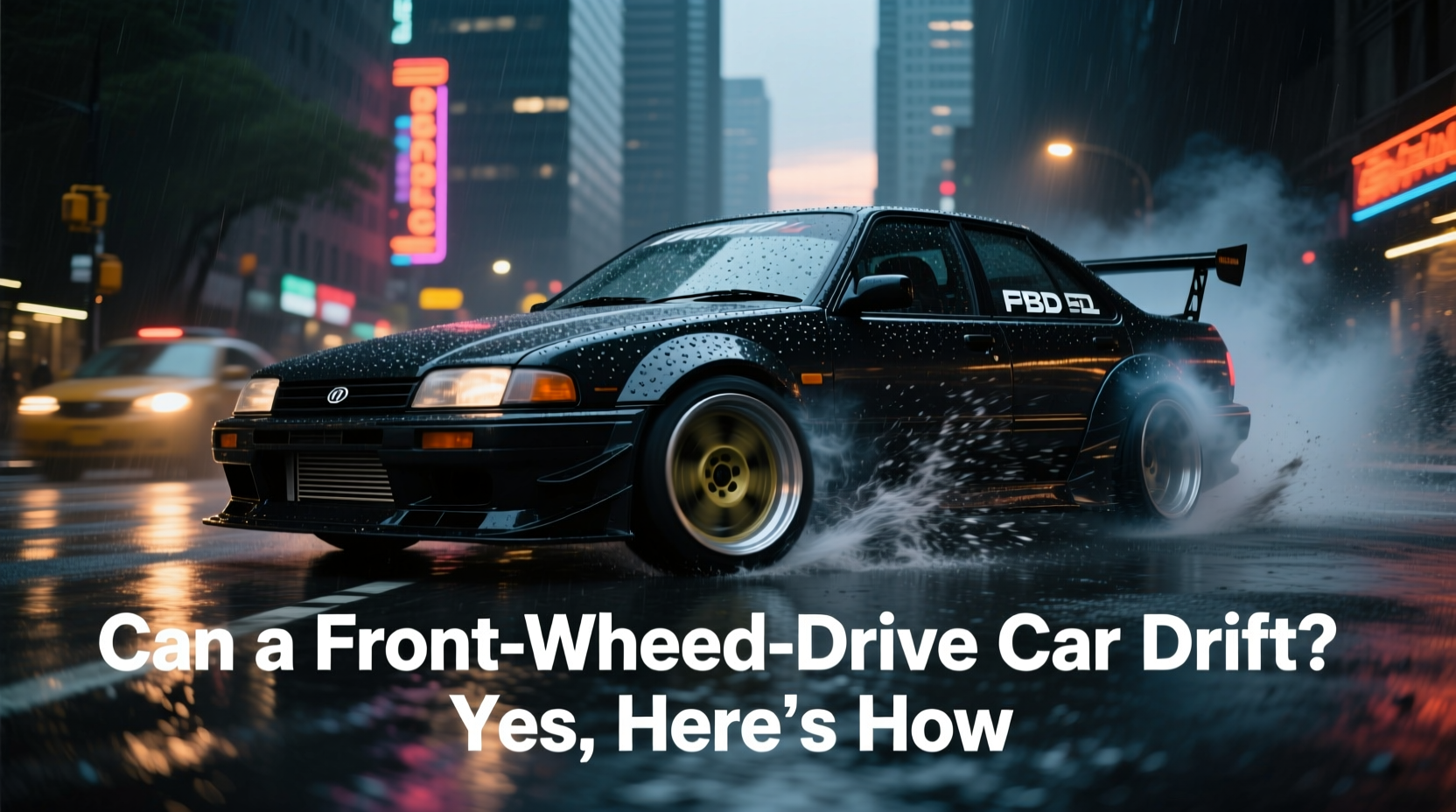 can a front wheel drive car drift