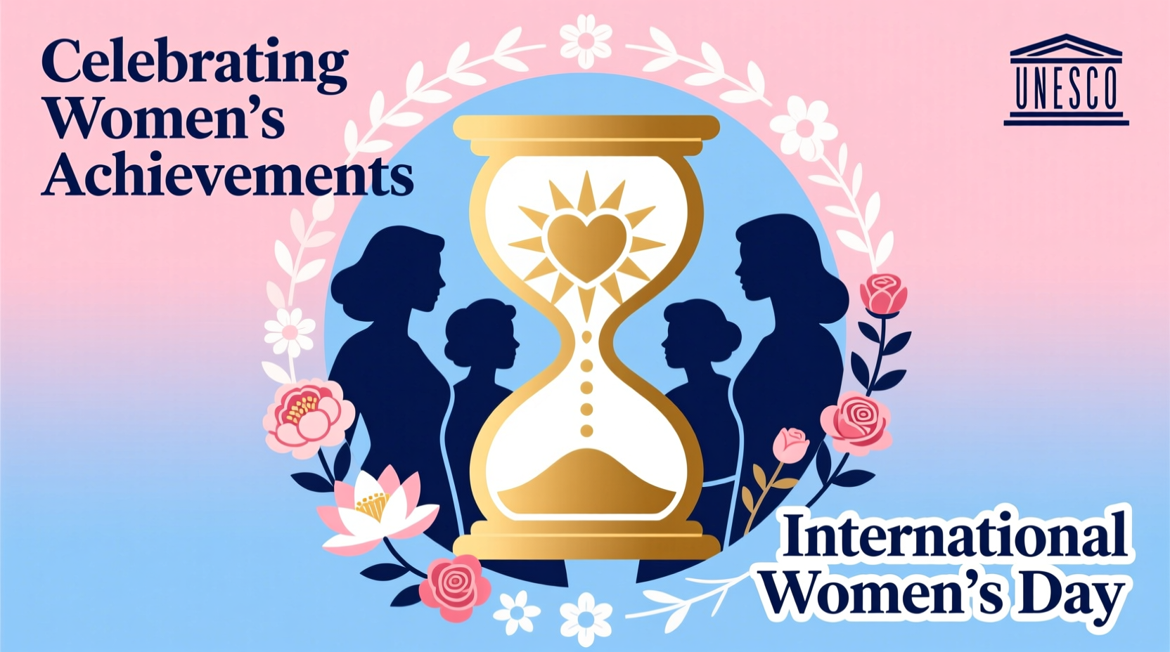 the international womens day logo