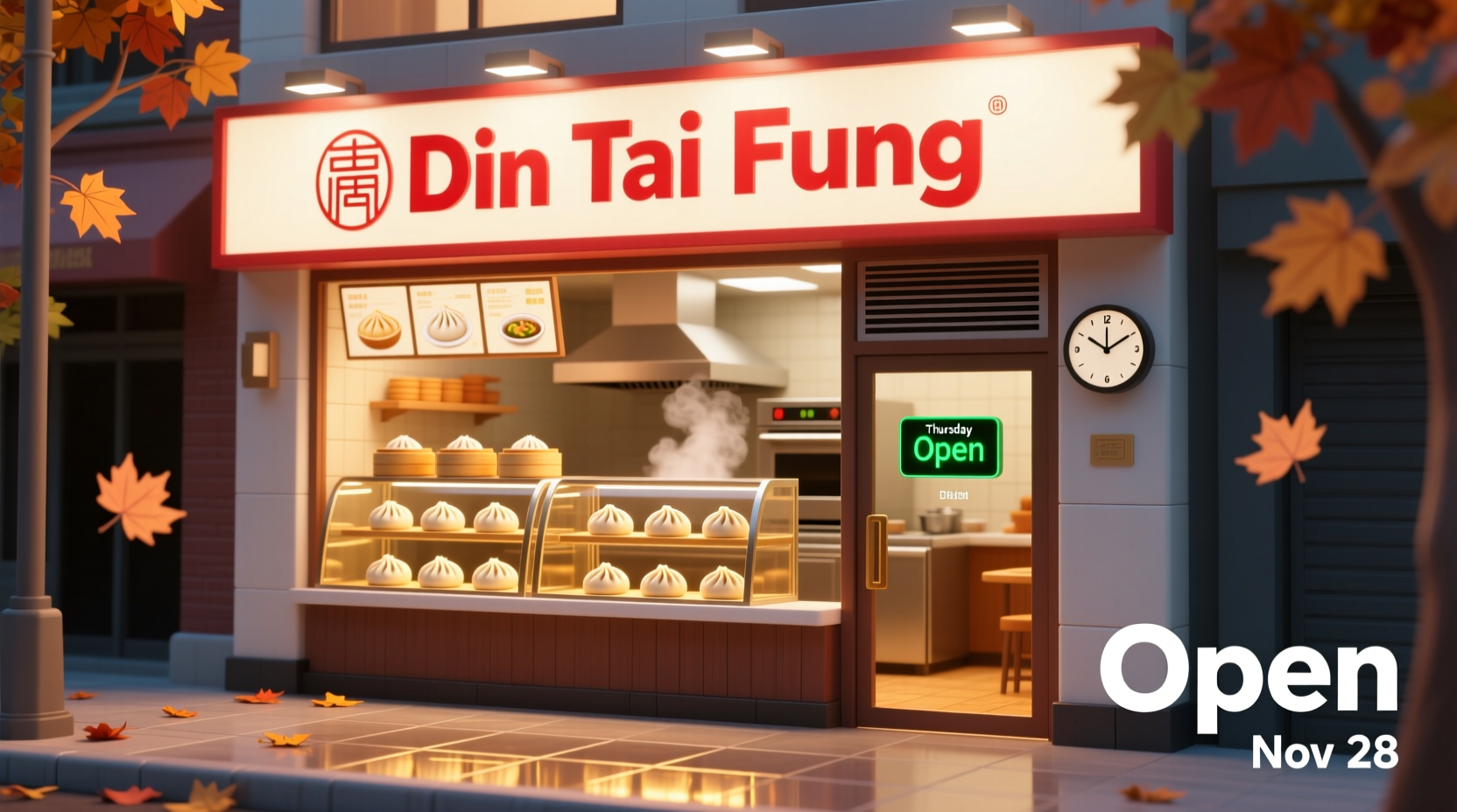 is din tai fung open on thanksgiving