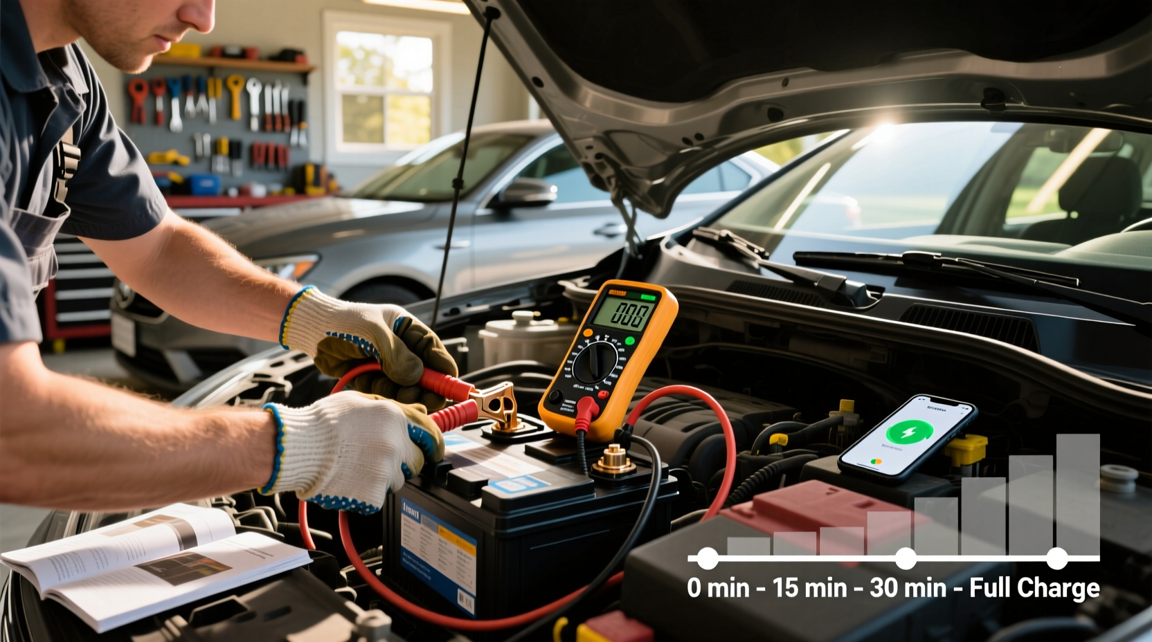 how long to drive a car to charge the battery