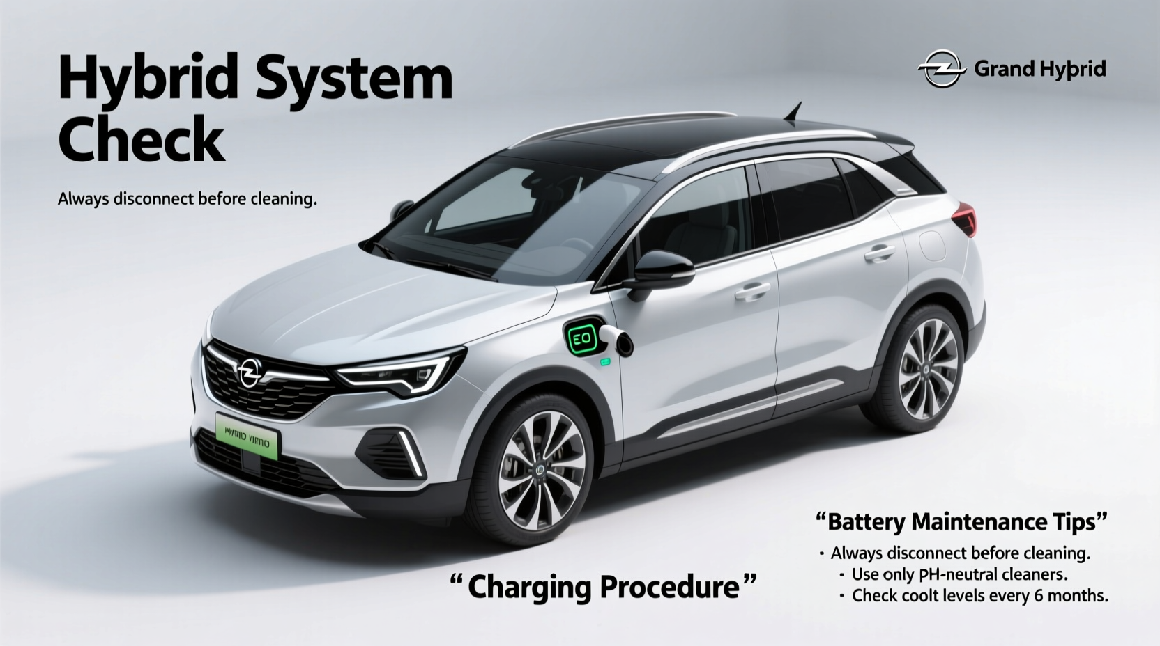 opel grandland hybrid cleaning