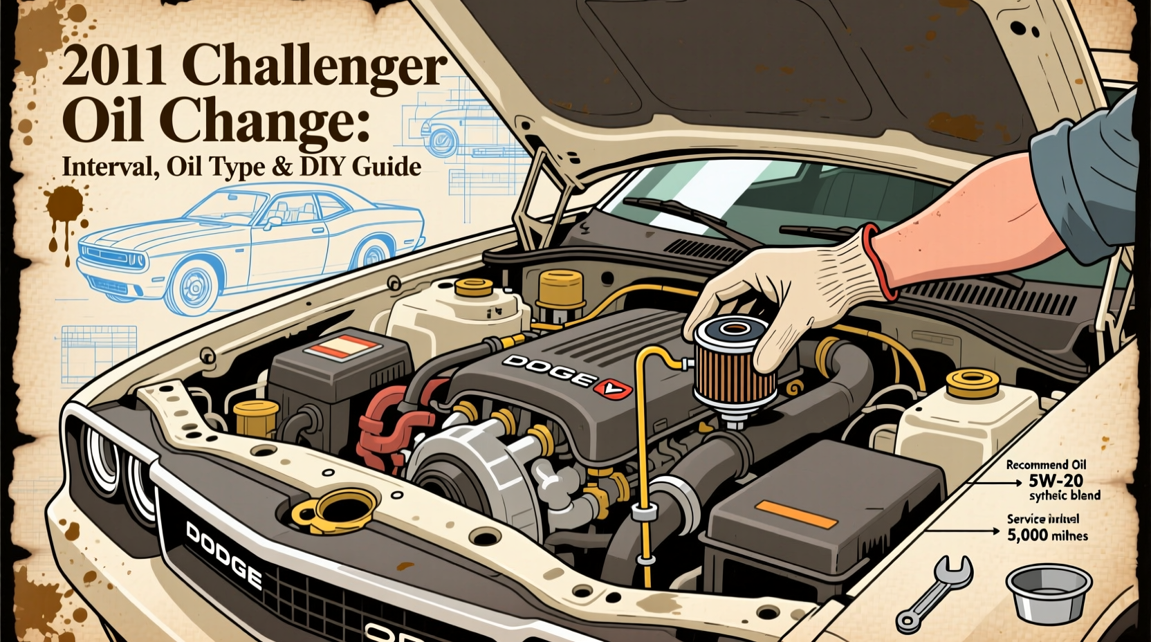 2011 challenger oil change