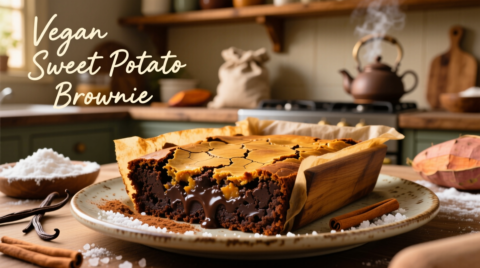 sweet potato brownies vegan