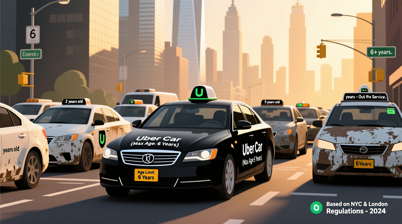 how old for uber car