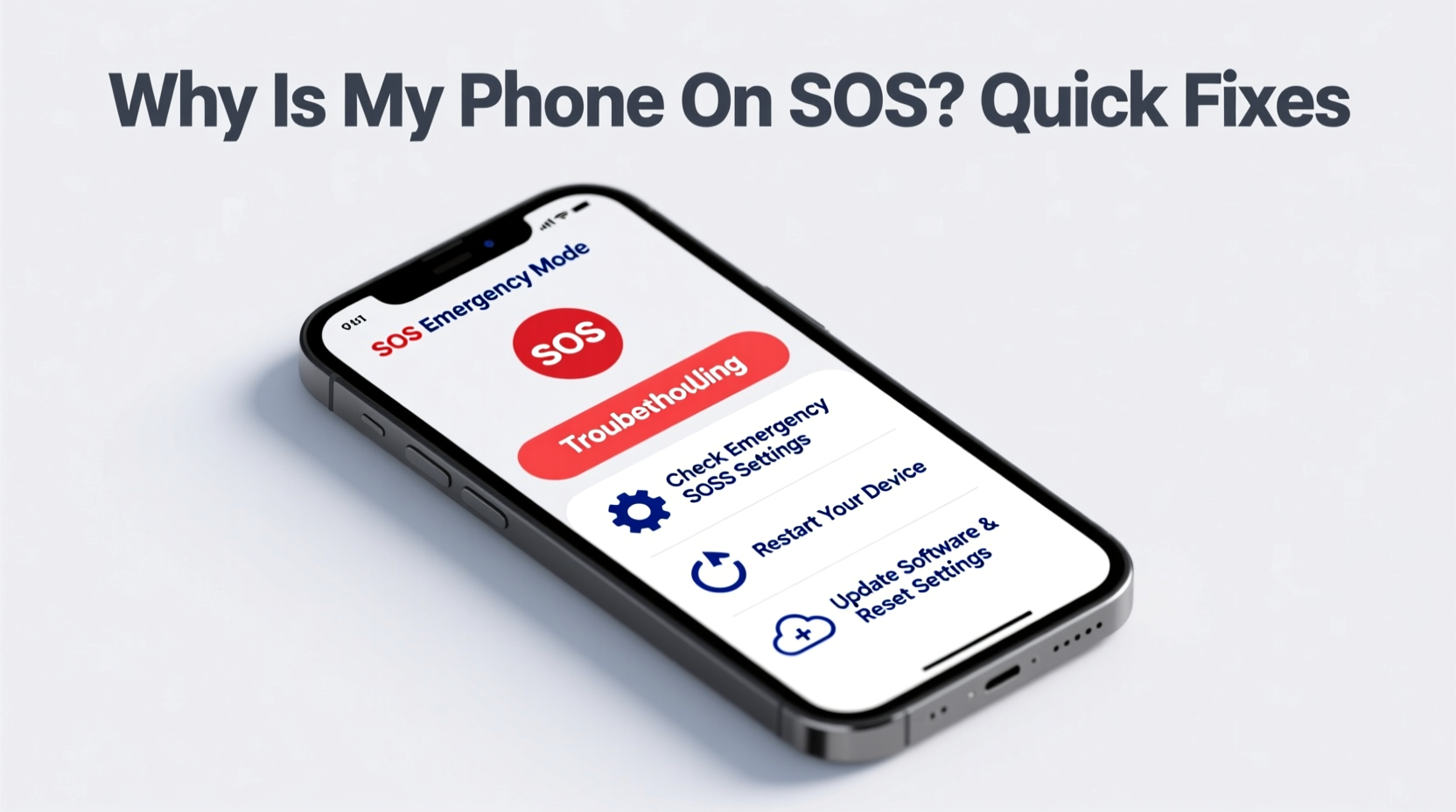 why is my phone on sos troubleshooting quick fixes