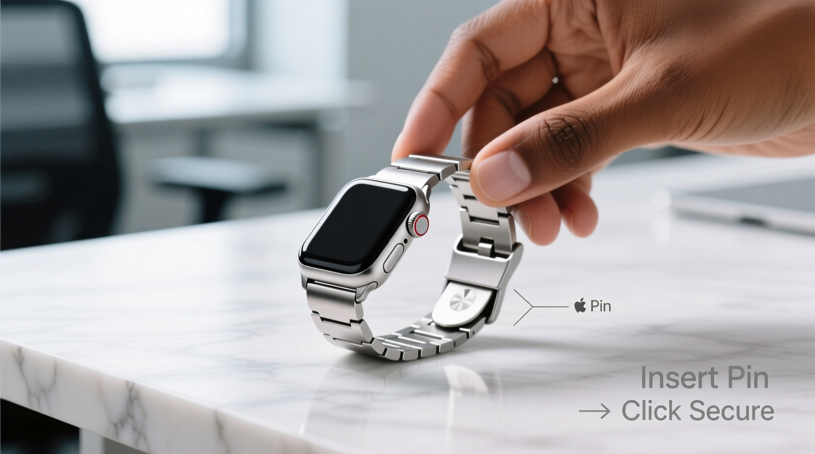 the complete guide to easily installing a slim stainless steel apple watch band