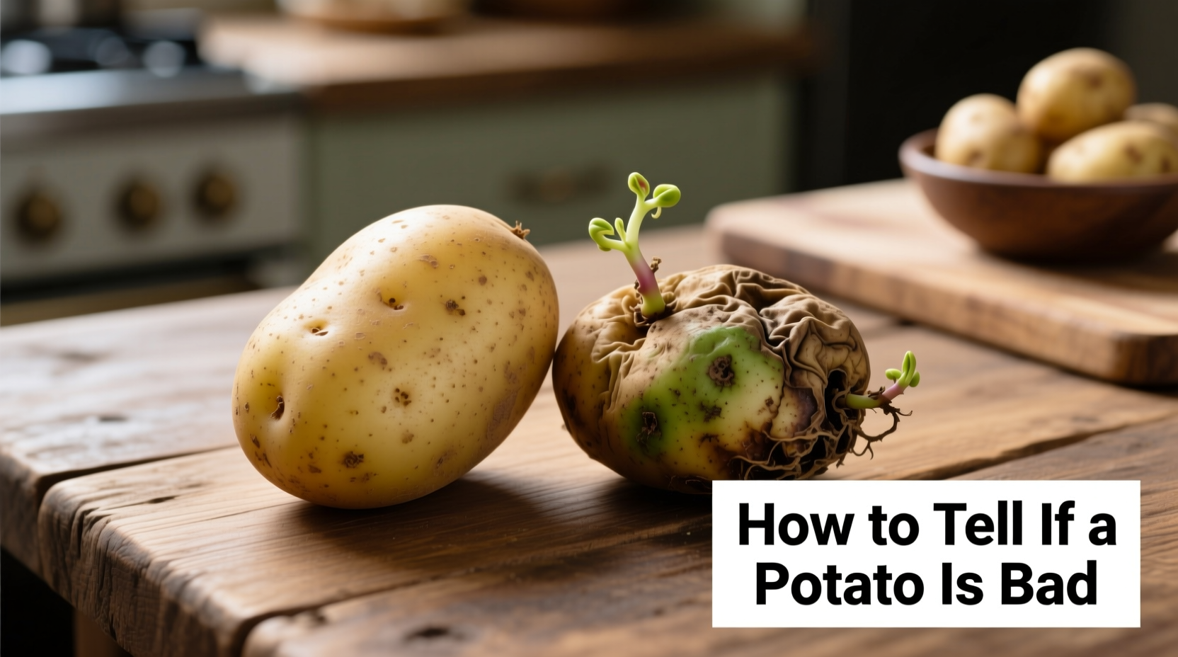 how to know when a potato is bad