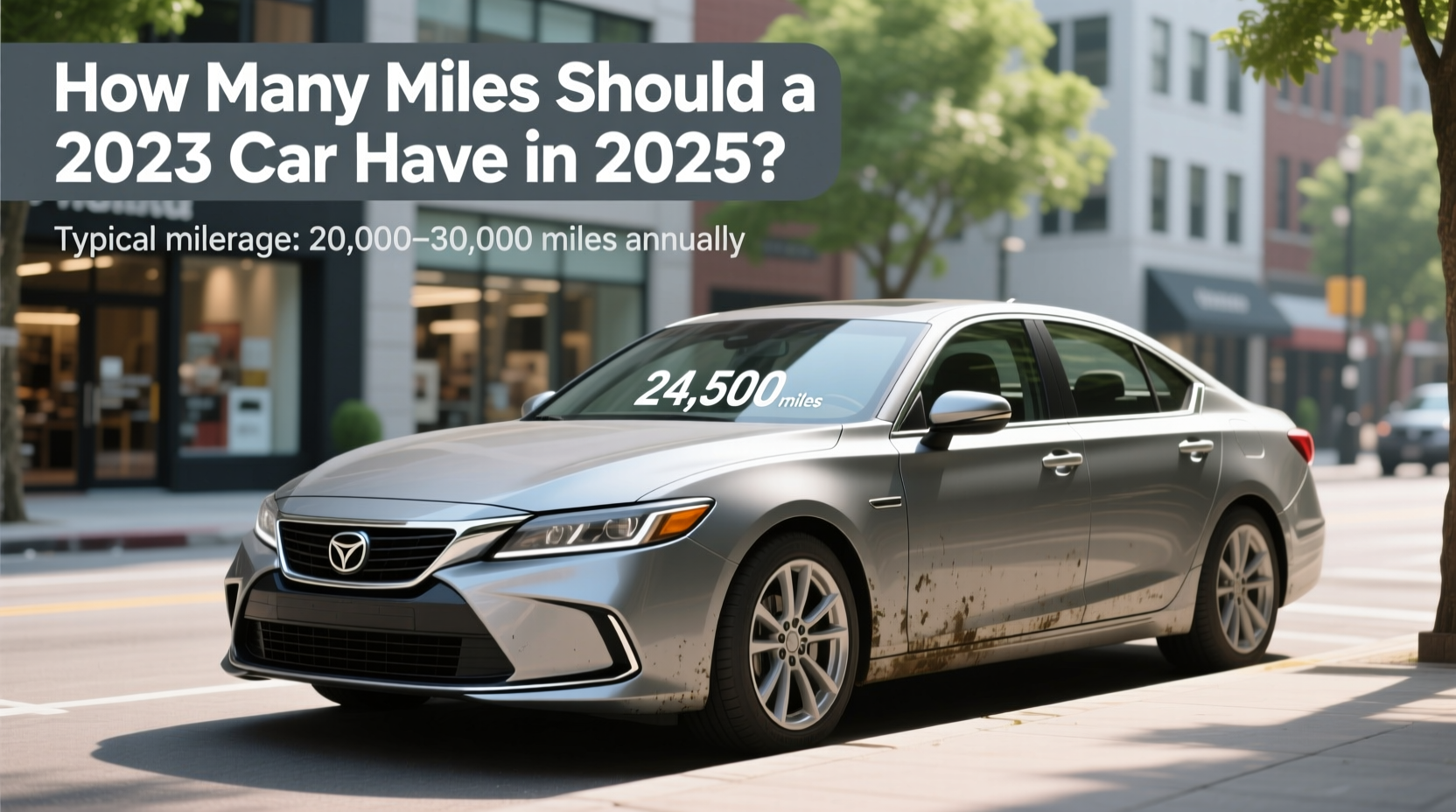 how many miles should a 2023 car have in 2025