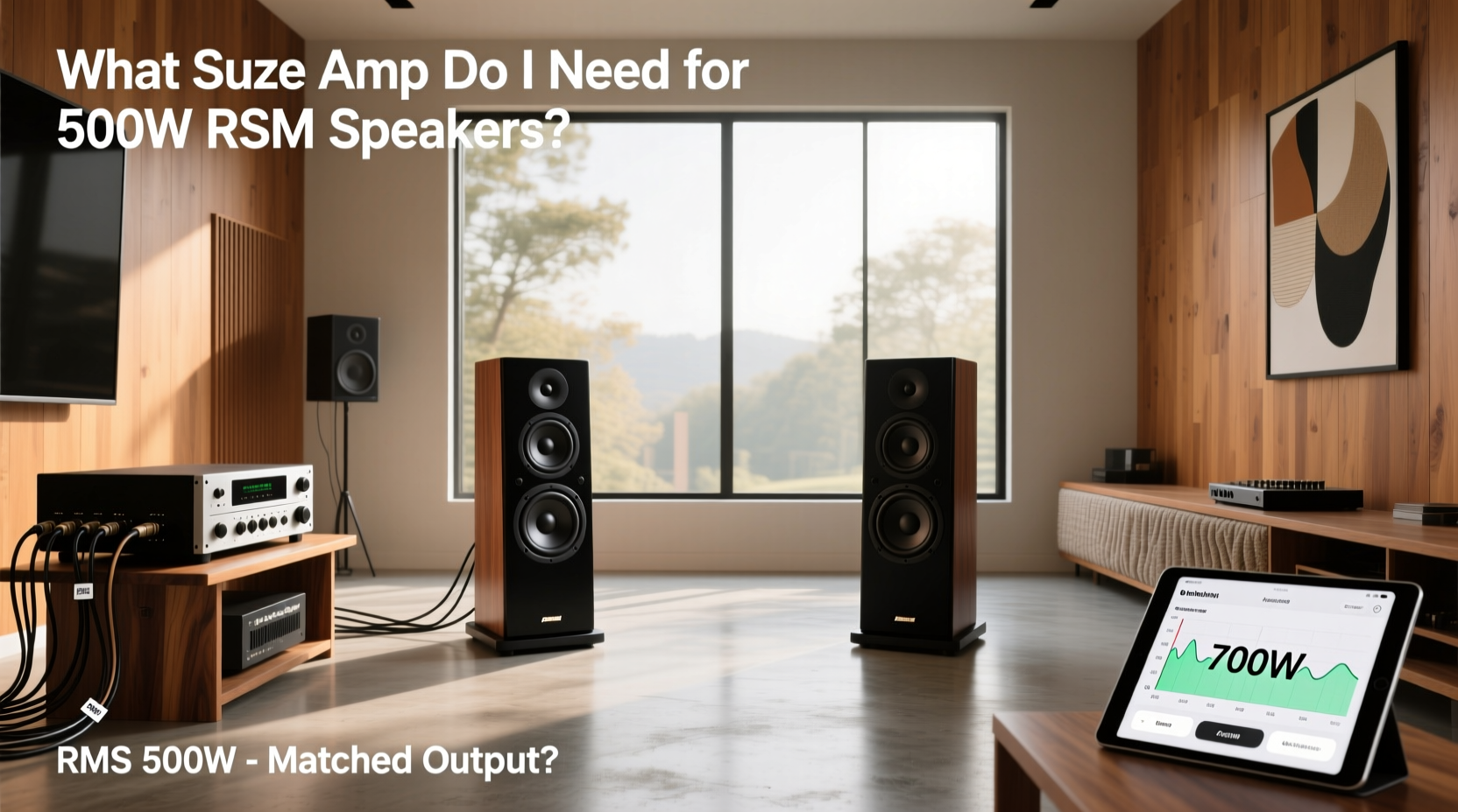 What Size Amp for 500 Watt Speakers? Buying Guide