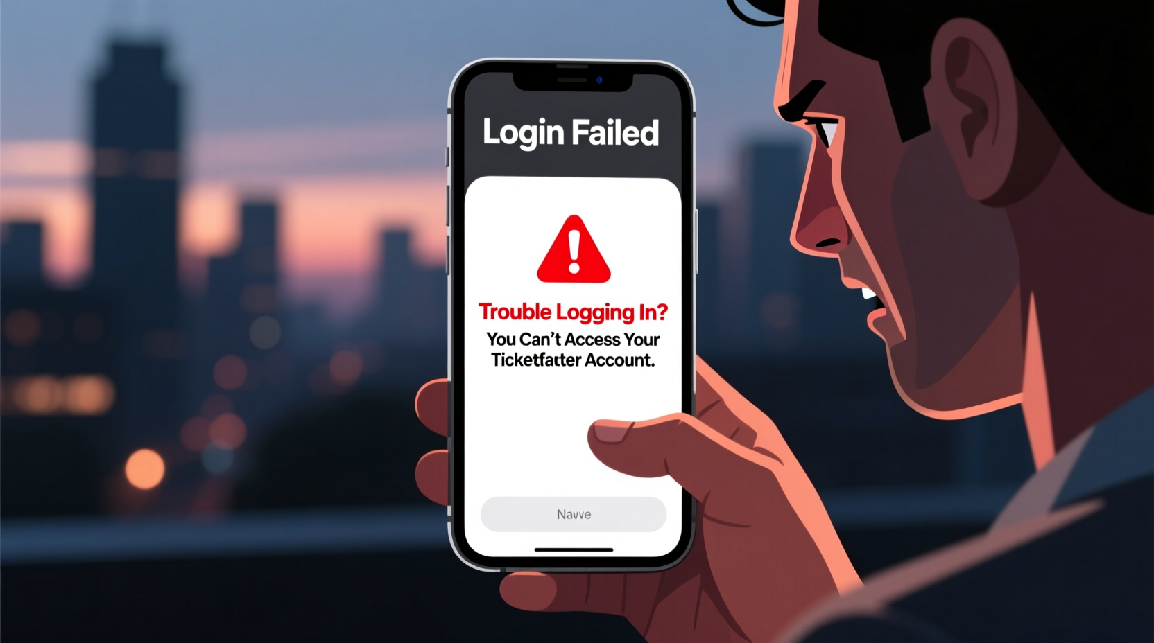trouble logging in why you cant access your ticketmaster account