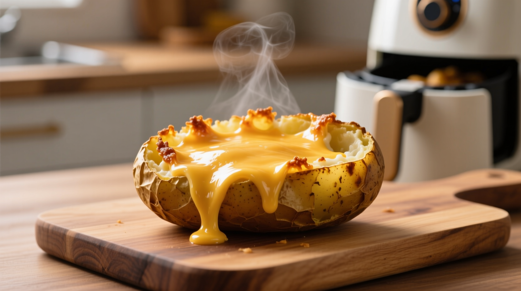 air fryer potato skins  crispy recipe in 15 minutes