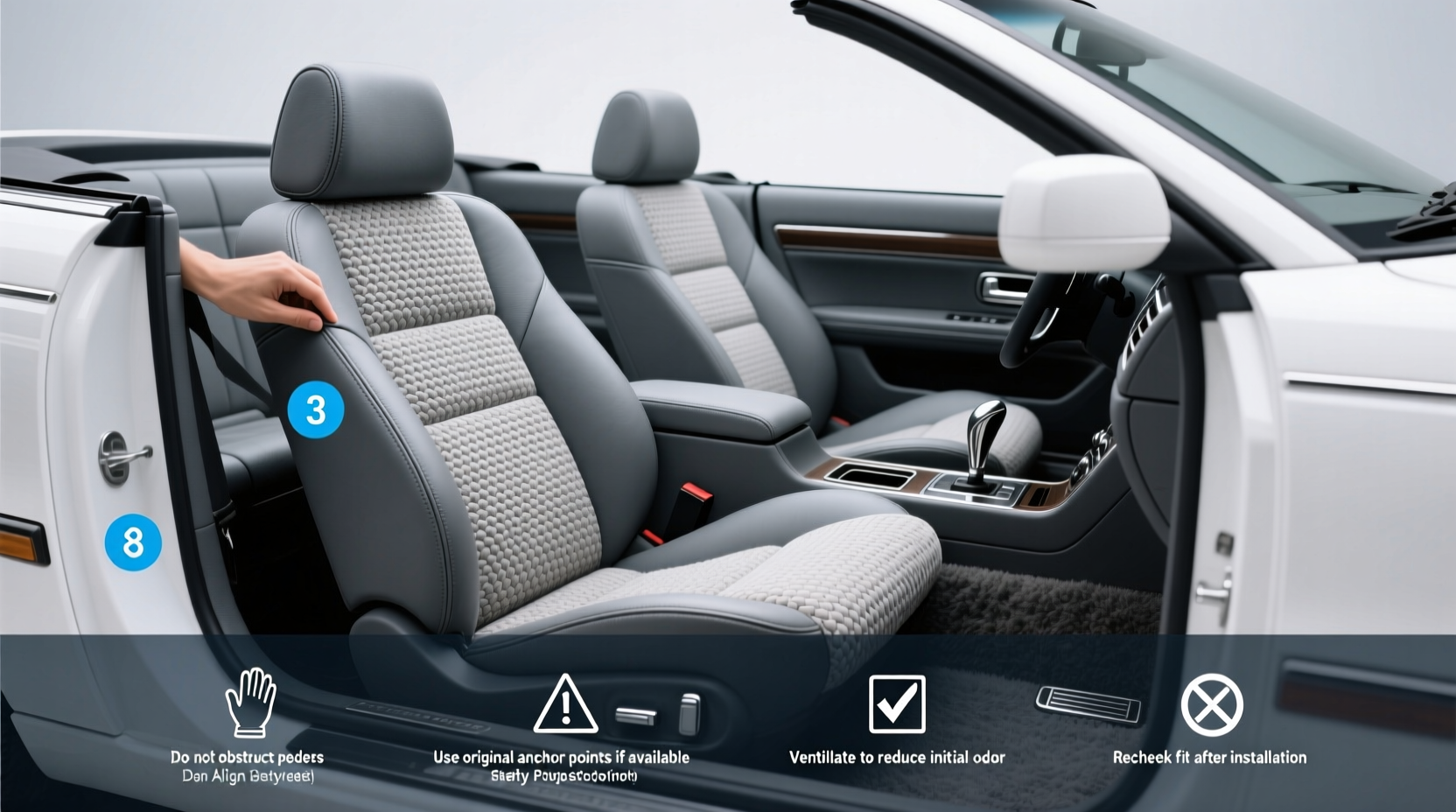 1996 chrysler sebring convertible seat covers