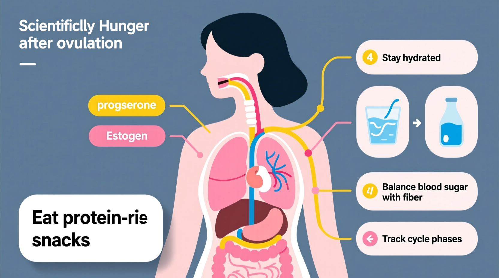 hungry after ovulation causes symptoms and what to do