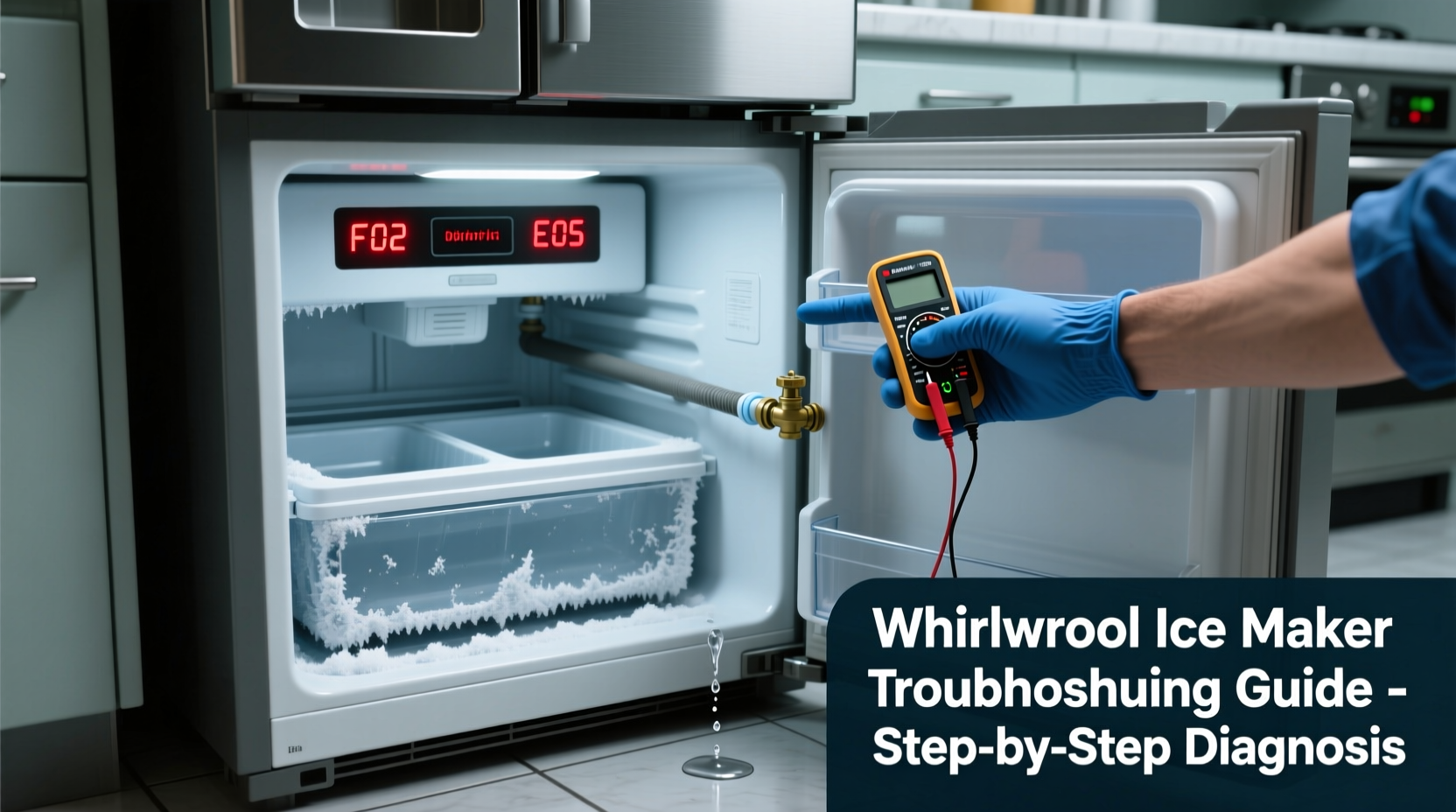 whirlpool refrigerator not making ice troubleshooting guide