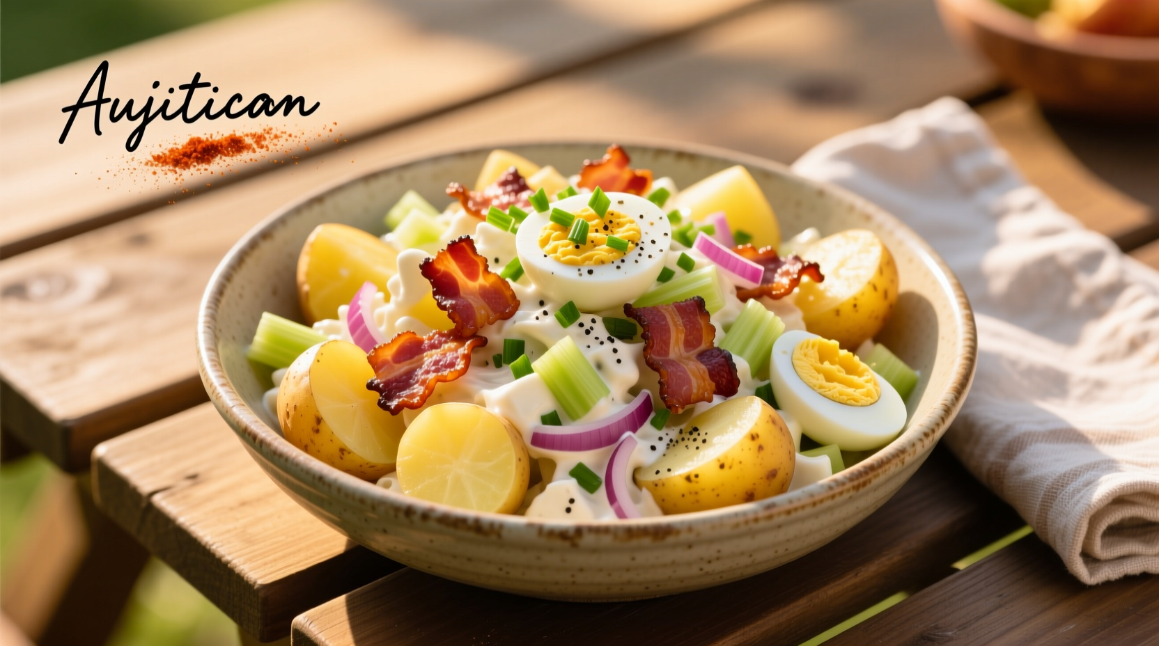 Perfect Potato Salad with Bacon Recipe in 45 Minutes