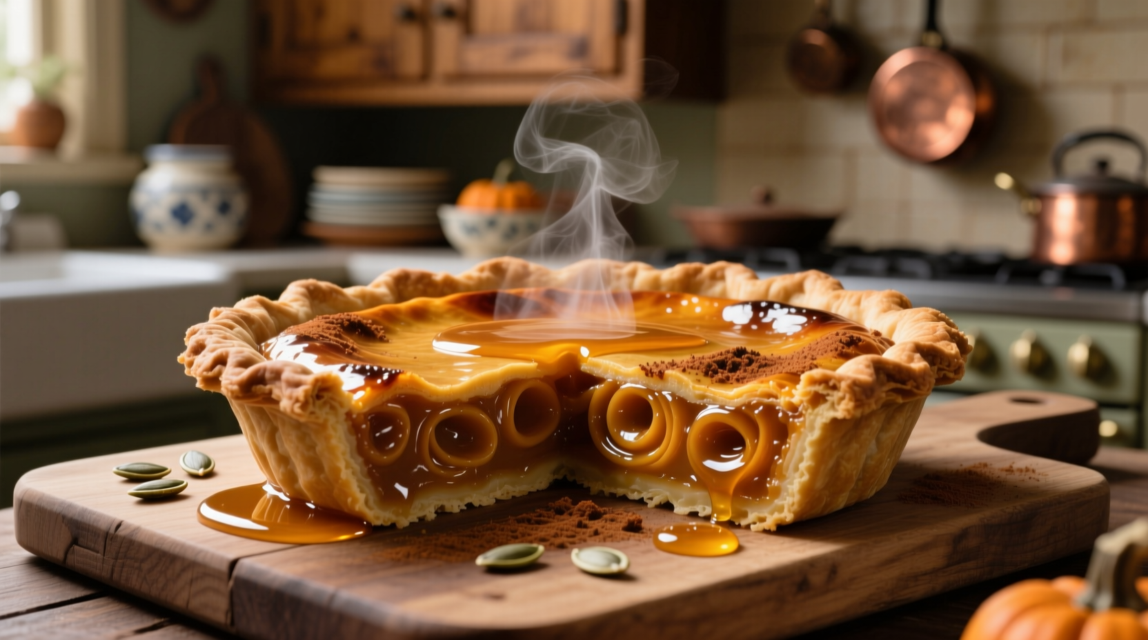 claire saffitz caramelized honey pumpkin pie