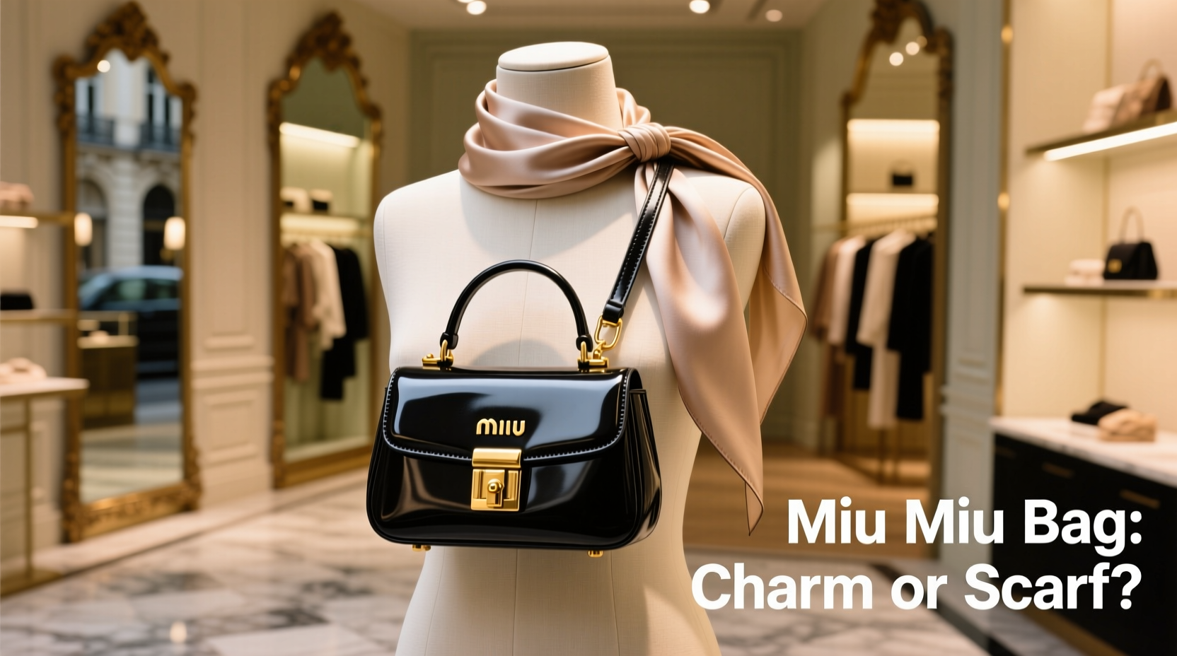 miu miu bag is a charm or scarf a better accessory to buy