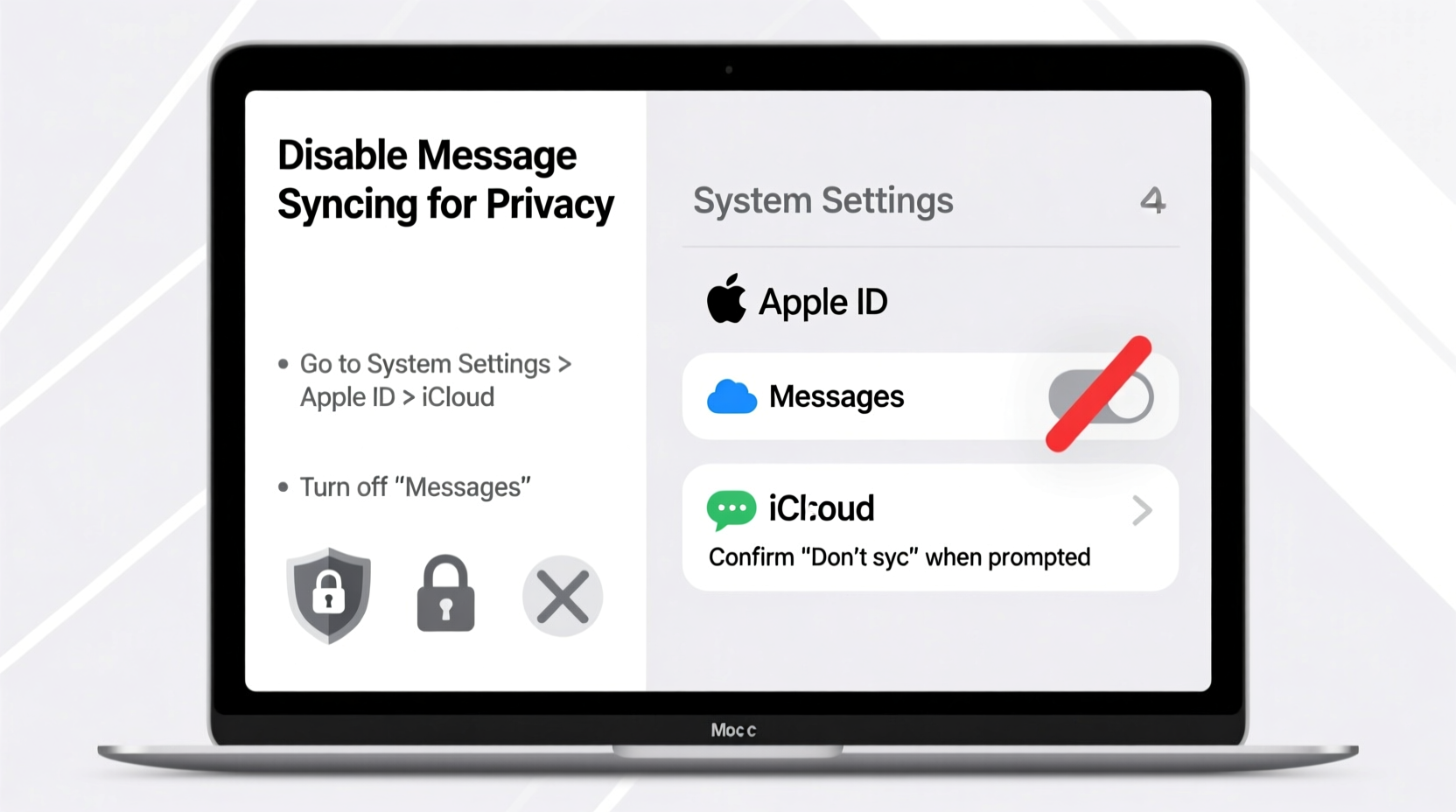 how to disable message syncing on your mac for privacy and control