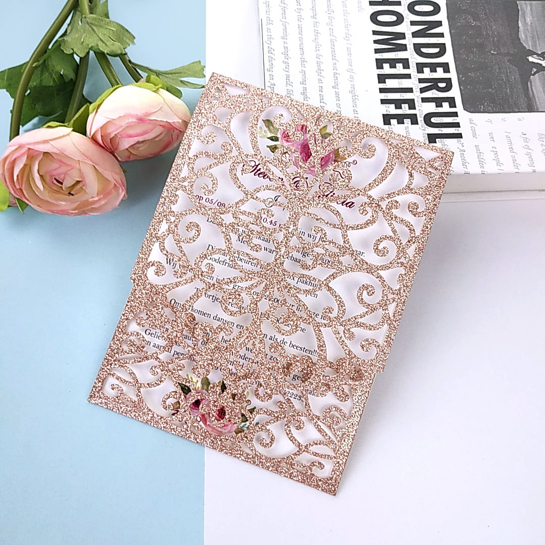 back of wedding invitation