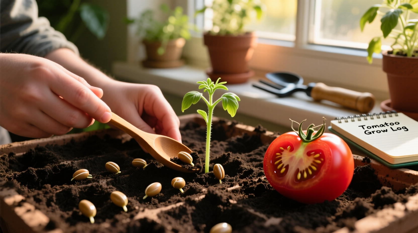 planting tomato seeds from tomatoes