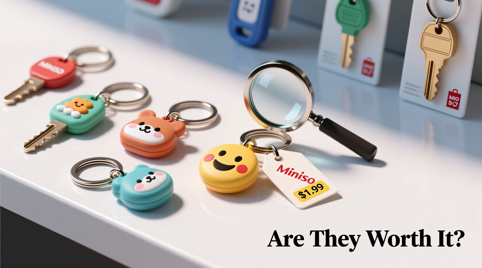 are miniso keychains just hyped up generic keychains or are they actually worth it