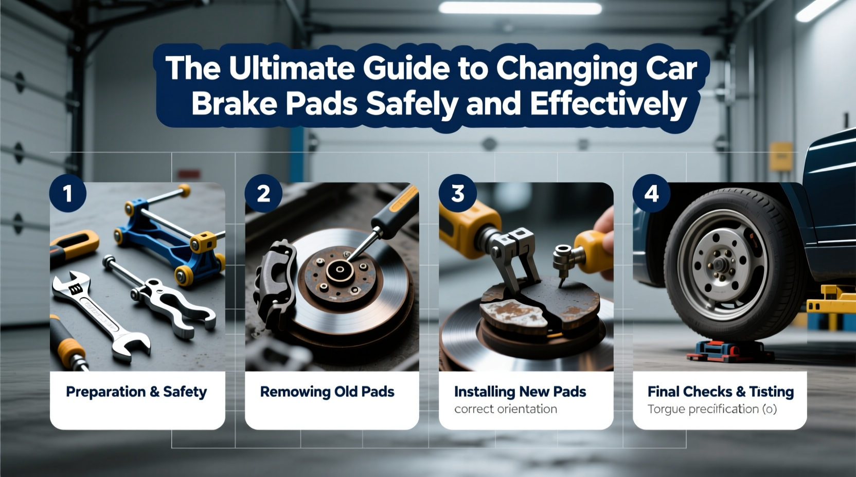 the ultimate guide to changing car brake pads safely and effectively