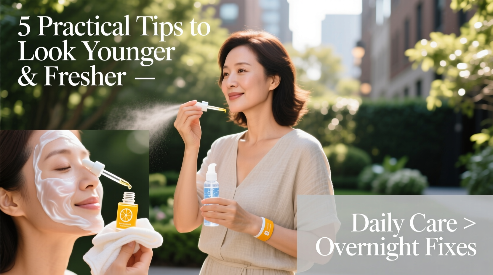 how to look younger and fresher practical style and skincare tips to defy aging