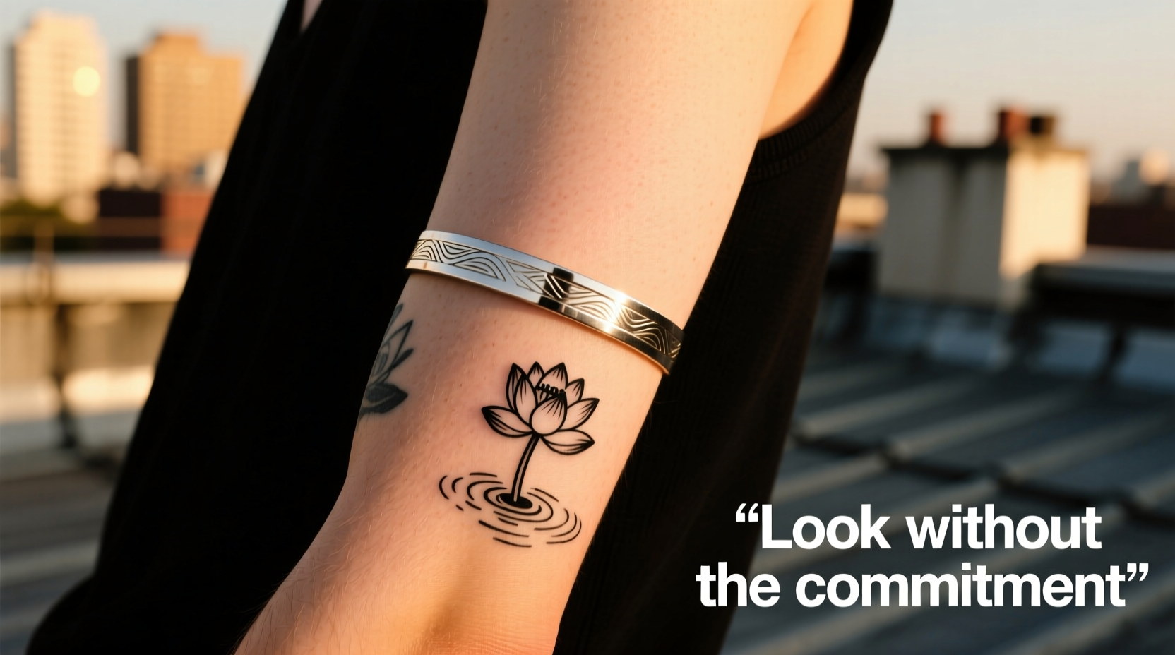 arm ring vs tattoo which one gives the look without the commitment