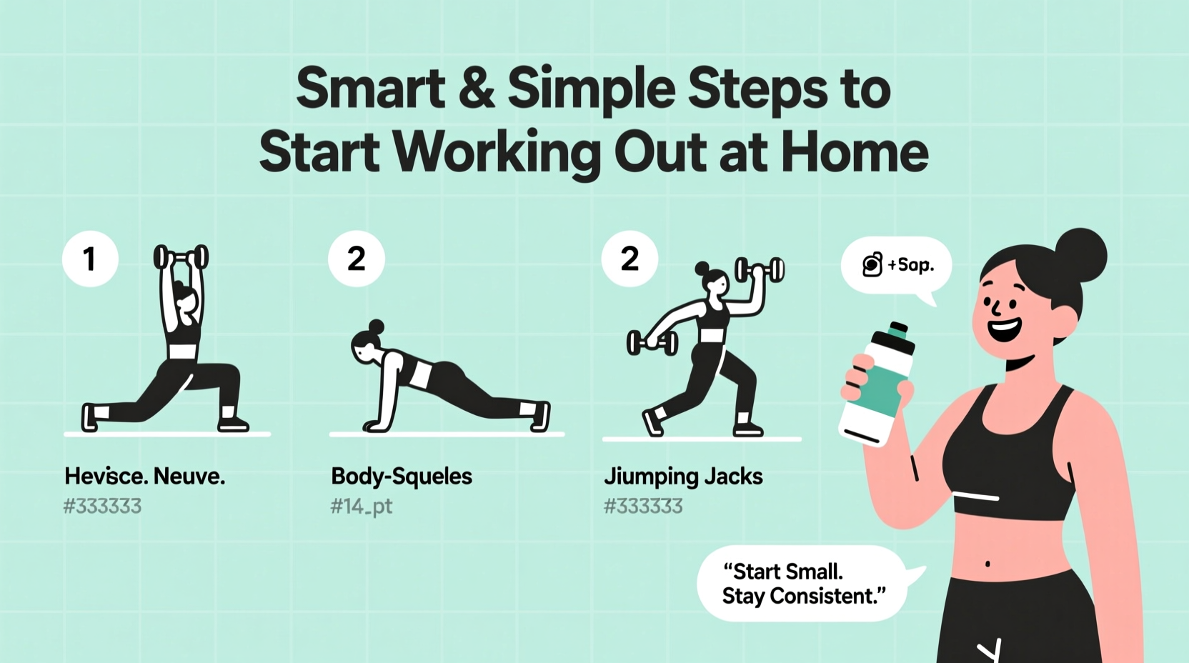 smart and simple steps to begin working out at home effectively