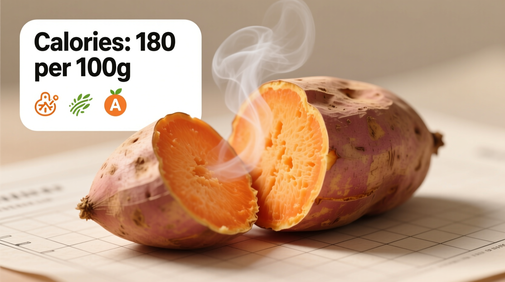 calories in a sweet baked potato