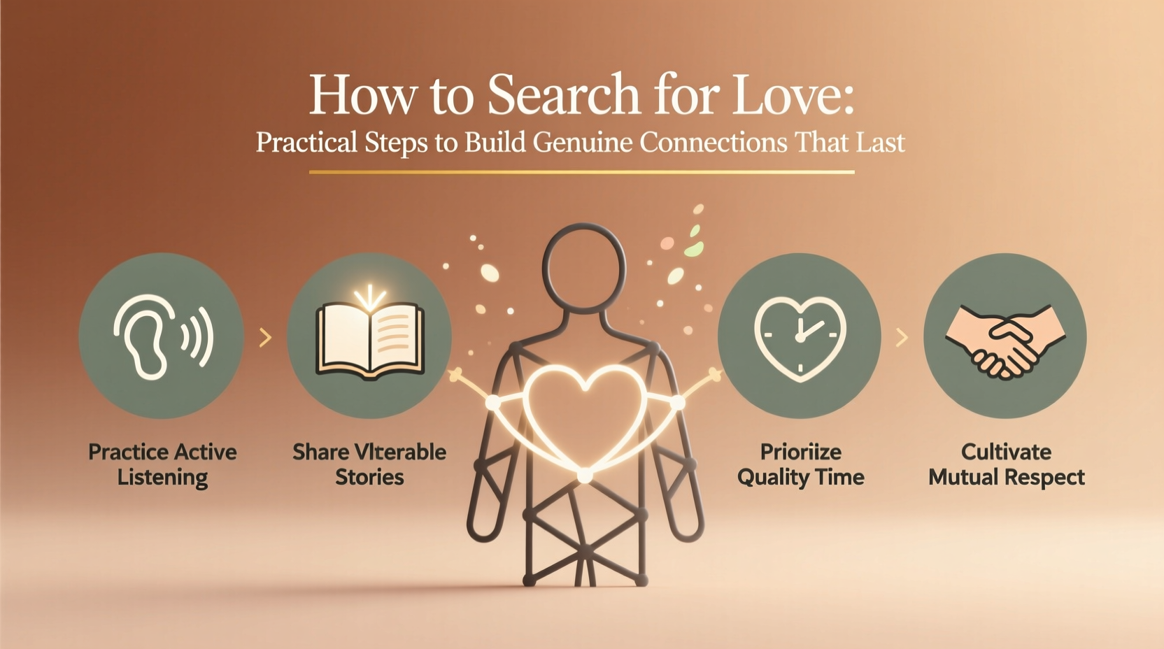 how to search for love practical steps to build genuine connections that last