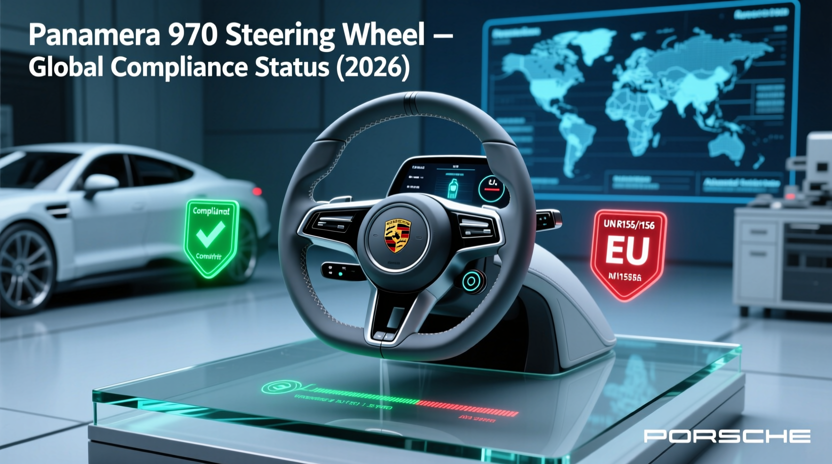 panamera 970 steering wheel legality 2026