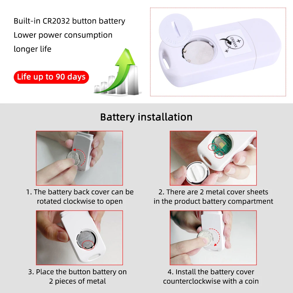 Mini  Temperature Recorder usb warehouse cold  thermometer Recorder RC-5