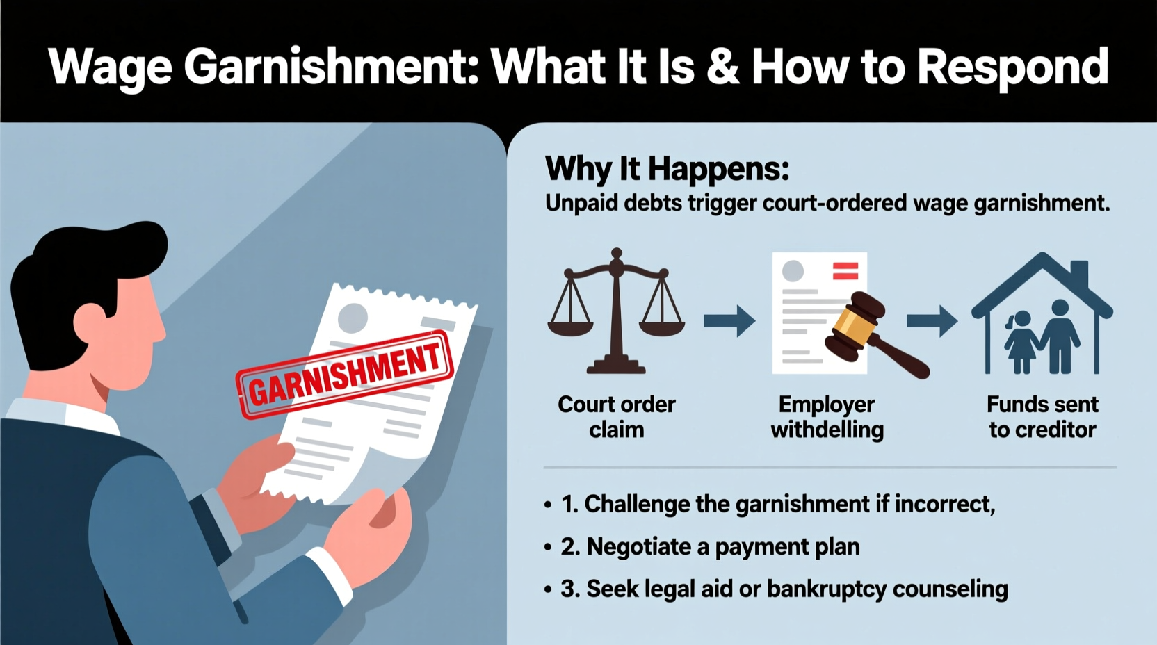 wage garnishment why it happens what you can do